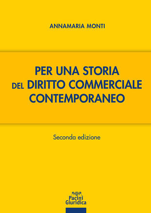 copertina Per una storia del diritto commerciale contemporaneo