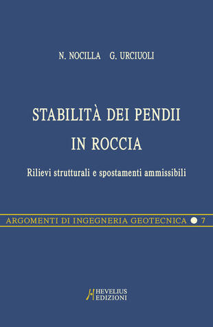 copertina Stabilità dei pendii. Selezione di ristampe