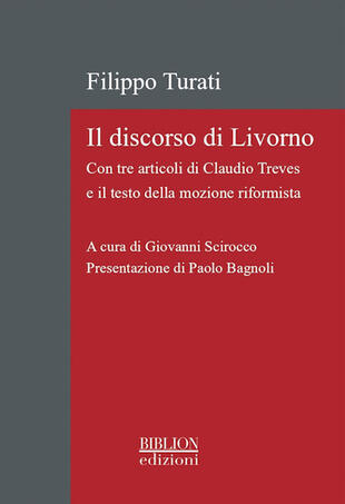 copertina Il discorso di Livorno. Con tre articoli di Claudio Treves e il testo della mozione riformista