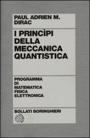 copertina I principi della meccanica quantistica