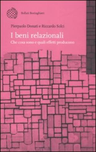 copertina I beni relazionali