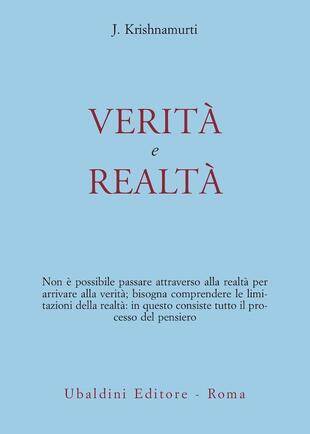 copertina Verità e realtà