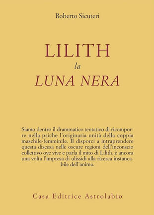 copertina Lilith. La luna nera