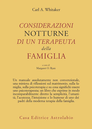 copertina Considerazioni notturne di un terapeuta della famiglia