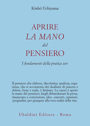 copertina Aprire la mano del pensiero. I fondamenti della pratica zen