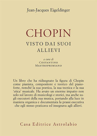copertina Chopin visto dai suoi allievi