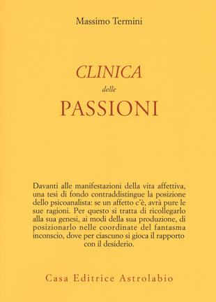copertina Clinica delle passioni