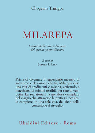 copertina Milarepa. Lezioni dalla vita e dai canti del grande yogin tibetano