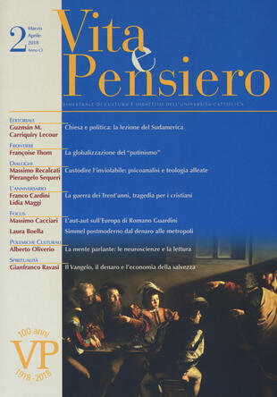copertina Vita e pensiero (2018)