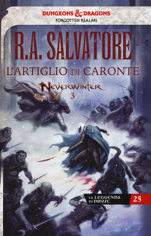 copertina L' artiglio di Caronte. Neverwinter. La leggenda di Drizzt