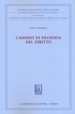 copertina Cammini di filosofia del diritto