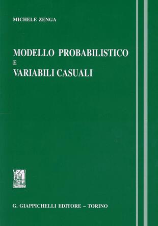 copertina Modello probabilistico e variabili casuali