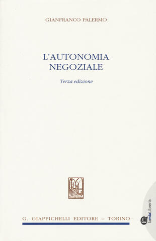 copertina L' autonomia negoziale
