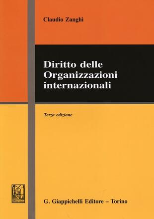 copertina Diritto delle organizzazioni internazionali