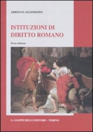 copertina Istituzioni di diritto romano