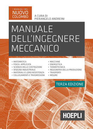 copertina Manuale dell'ingegnere meccanico. Nuova ediz.