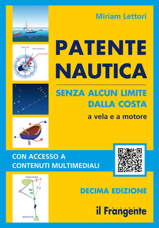 copertina Patente nautica senza alcun limite dalla costa. A vela e a motore. Con espansione online