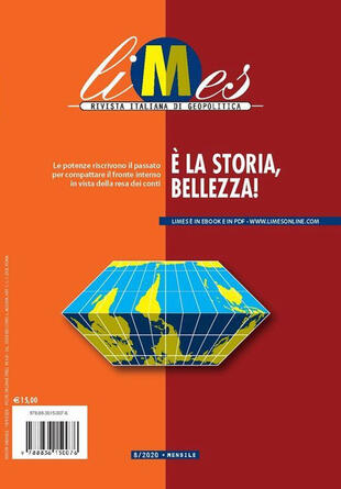 copertina Limes. Rivista italiana di geopolitica (2020). Vol. 8: È la storia, bellezza!