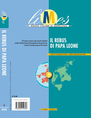 copertina Limes. Rivista italiana di geopolitica (2025). Vol. 5: Il rebus di papa Leone
