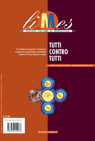 copertina Limes. Rivista italiana di geopolitica (2025). Vol. 10: Tutti contro tutti