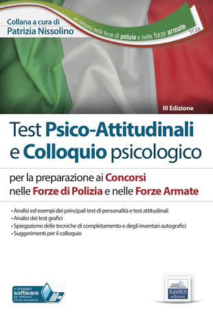 copertina TT2. Test psico-attitudinali e colloquio psicologico. Concorsi nelle Forze di Polizia e nelle Forze Armate. Con software di simulazione