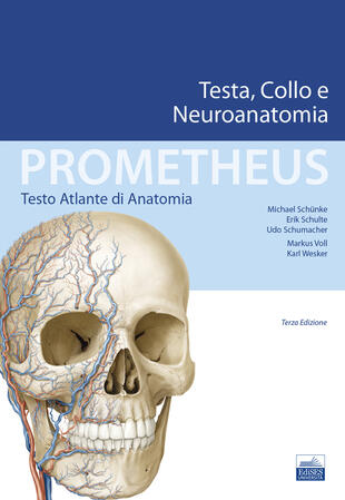 copertina Prometheus. Testo atlante di anatonomia. Testa, collo e neuroanatomia