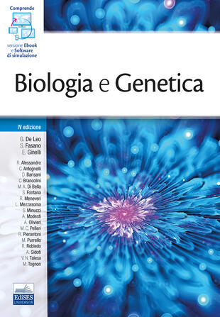 copertina Biologia e genetica. Con e-book. Con software di simulazione