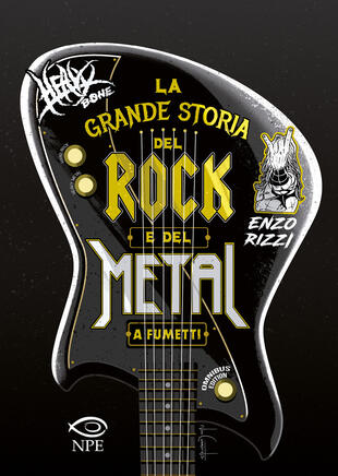 copertina La grande storia del rock e del metal a fumetti. Omnibus edition