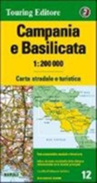 copertina Campania e Basilicata 1:200.000. Carta stradale e turistica