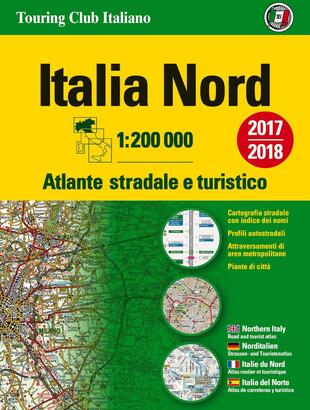 copertina Atlante stradale Italia Nord 1:200.000. Ediz. multilingue