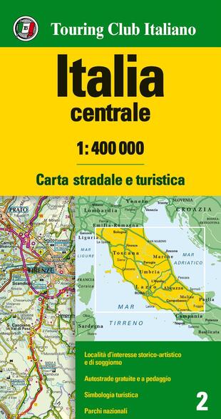 copertina Italia centrale 1:400.000. Carta stradale e turistica