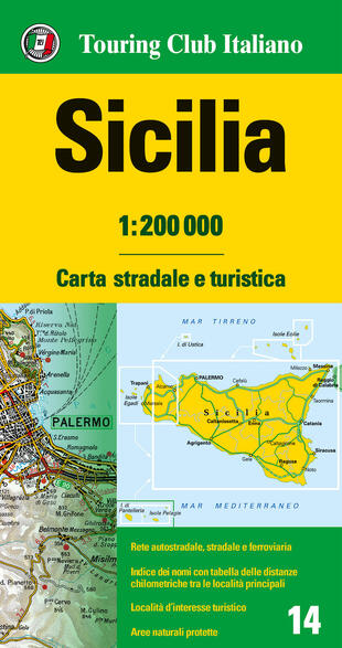 copertina Sicilia 1:200.000. Carta stradale e turistica