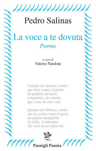 copertina La voce a te dovuta. Testo spagnolo a fronte