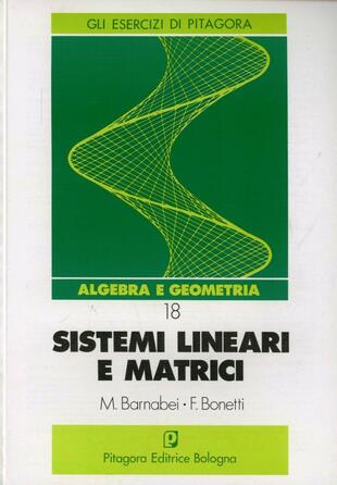 copertina Sistemi lineari e matrici