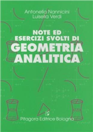 copertina Note ed esercizi svolti di geometria analitica