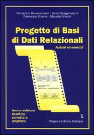 copertina Progetto di basi di dati relazionali. Lezioni ed esercizi