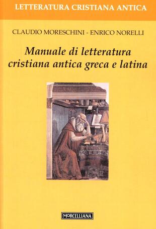 copertina Manuale di letteratura cristiana antica greca e latina