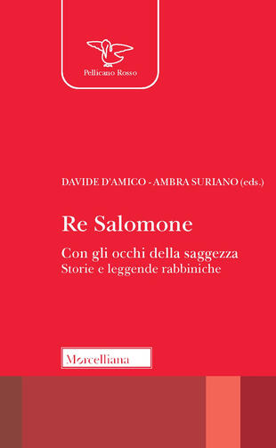 copertina Re Salomone. Con gli occhi della saggezza. Storie e leggende rabbiniche