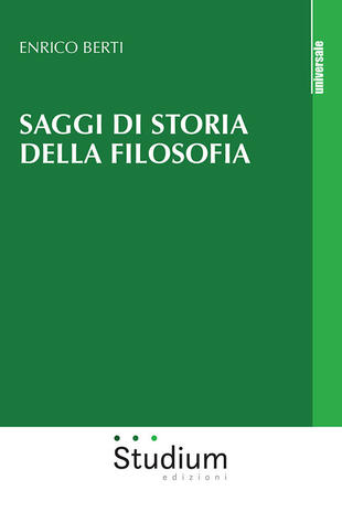 copertina Saggi di storia della filosofia