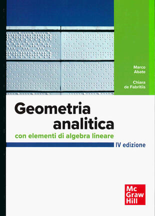 copertina Geometria analitica con elementi di algebra lineare