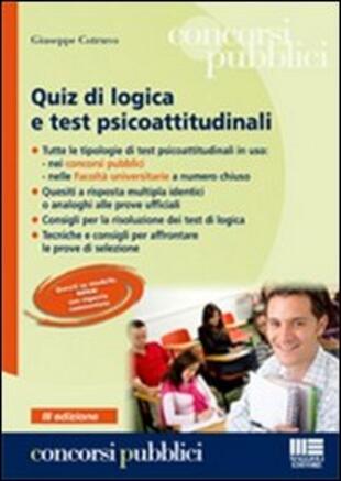 copertina Quiz di logica e test psicoattitudinali