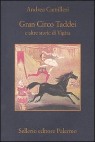 copertina Gran circo Taddei e altre storie di Vigàta