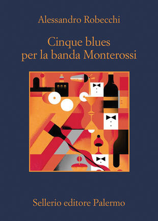 copertina Cinque blues per la banda Monterossi