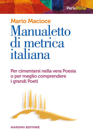 copertina Manualetto di metrica italiana. Per cimentarsi nella vera poesia o per meglio comprendere i grandi poeti