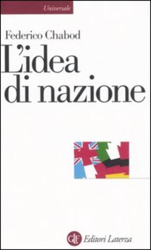 copertina L' idea di nazione