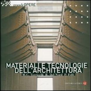 copertina Materiali e tecnologie dell'architettura