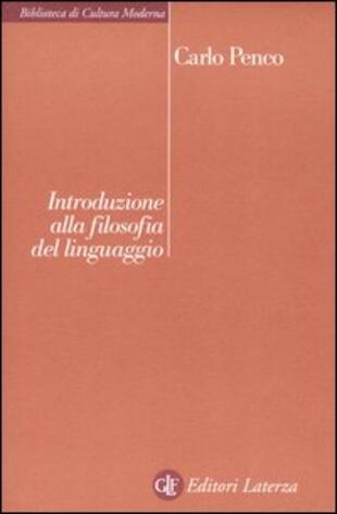 copertina Introduzione alla filosofia del linguaggio
