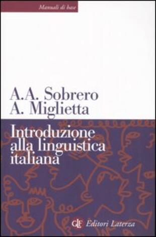 copertina Introduzione alla linguistica italiana