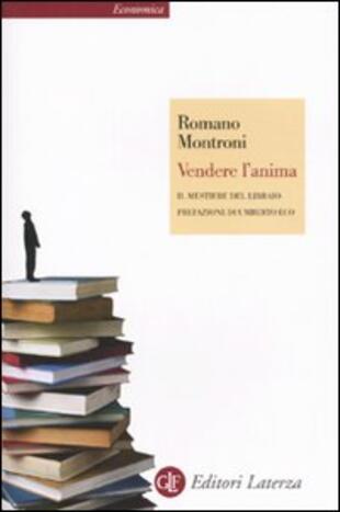 copertina Vendere l'anima. Il mestiere del libraio