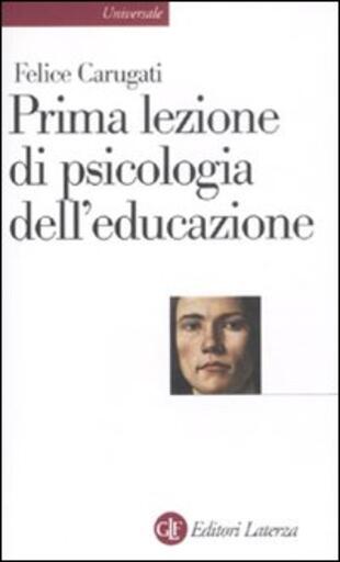copertina Prima lezione di psicologia dell'educazione